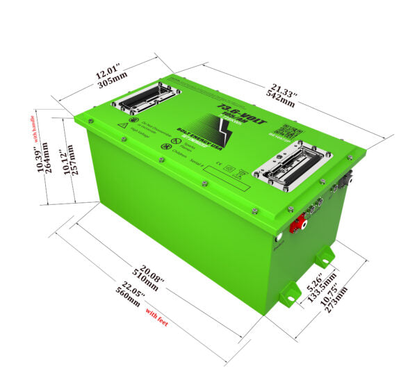 105AH 72 Volt Professional Kit BE10572P “POWER” “HIGH OUTPUT GOLF CART LITHIUM BATTERIES”
